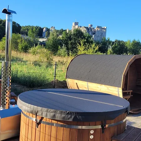 Na Jurze Z Widokiem Na Zamek Jacuzzi Sauna Beczka Casa rural