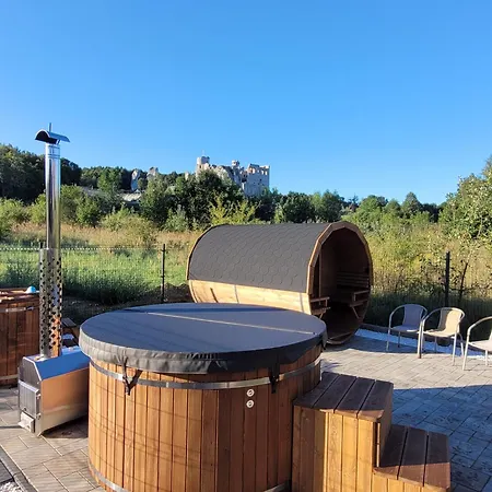 Landhuis Na Jurze Z Widokiem Na Zamek Jacuzzi Sauna Beczka Wypozyczalnia Rowerow Elektrycznych Basen