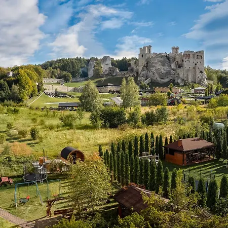 Na Jurze Z Widokiem Na Zamek Jacuzzi Sauna Beczka Casa rural *