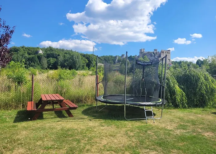 Agroturystyka Na Jurze Apartamenty Z Widokiem Na Zamek Jacuzzi Sauna Beczka Country house