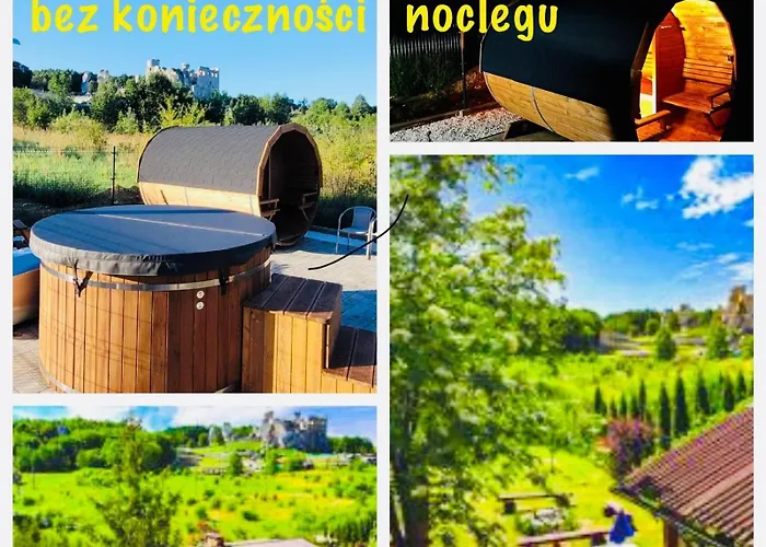Agroturystyka Na Jurze Apartamenty Z Widokiem Na Zamek Jacuzzi Sauna Beczka Wypozyczalnia Rowerow Elektrycznych Εξοχικό σπίτι