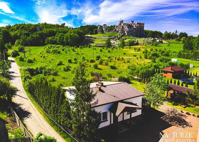 Agroturystyka Na Jurze Apartamenty Z Widokiem Na Zamek Jacuzzi Sauna Beczka